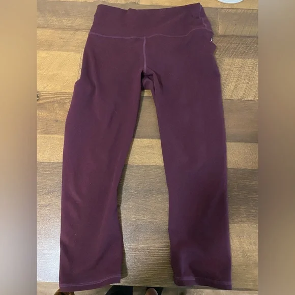 EUC Fabletics Powerhold Deep Purple Leggings and Capri Two Pairs - Picture 6 of 10